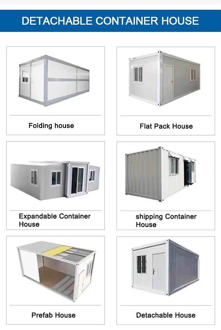 DETACHABLE CONTAINER HOUSES