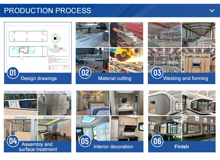 Space capsule PRODUCTION PROCESS