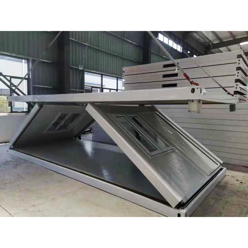 Z folding container