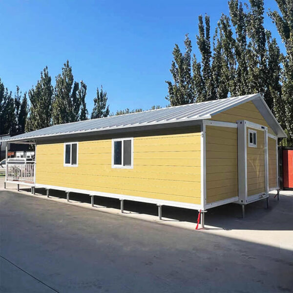 expandable container house with roof