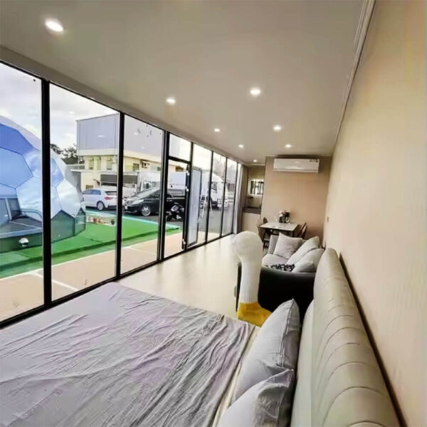 Apple cabin house bedroom
