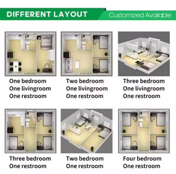 DIFFERENT LAYOUT Customized Available