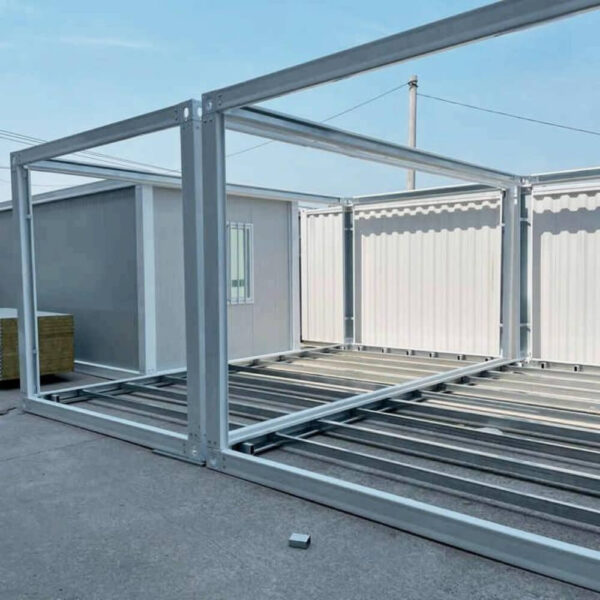China 20ft 40ft Flat Pack Metal Steel Structure Modular Portable Mobile Prefab Shipping Container Kit Office House Home Frame - Image 2