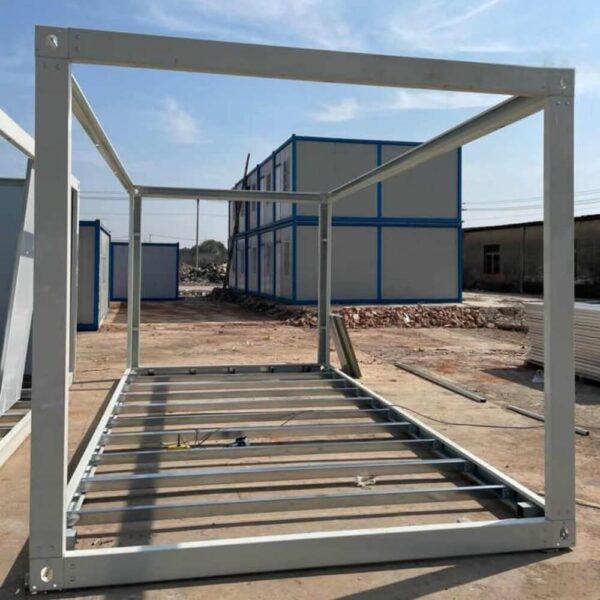 China 20ft 40ft Flat Pack Metal Steel Structure Modular Portable Mobile Prefab Shipping Container Kit Office House Home Frame - Image 3