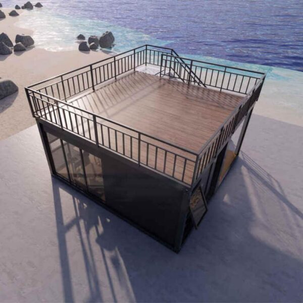 40 Feet Smart Fabricated Flat Pack Container Construction Office House Luxury Prefabricated Prefab Mansion Home - Image 5