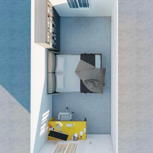20 ft Detachable Container House Cabin Modular Tiny House Prefab Relief Camp Emergency Rescue Mobile Living Container House - Image 6
