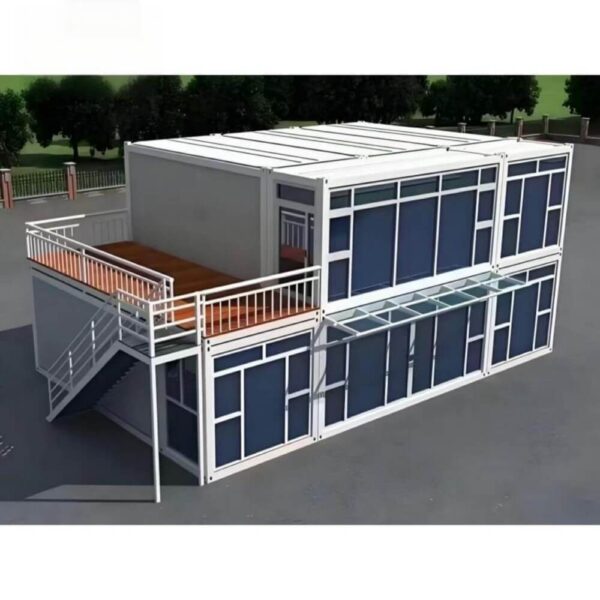 Factory Supply Mobile Room Flat Pack Prefabricate Prefab Container House for Labor Camp Site Office - Image 2