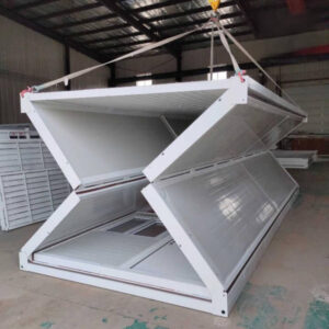 Z Type Flat Pack Folding Container House 20ft 40ft Fast Build Prefabricated Tiny Office Sandwich Panel Material for Bedroom